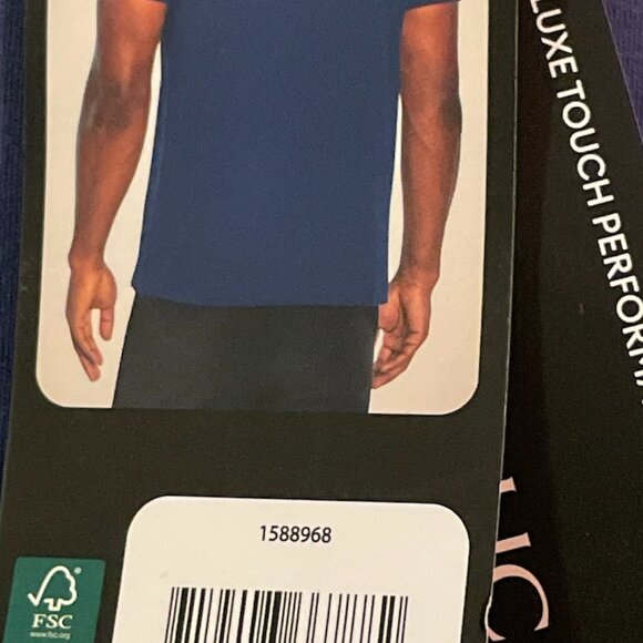 Men's Luxe touch Performance Polo, Banana Republic, M, Blue, NWT - Picture 4 of 5